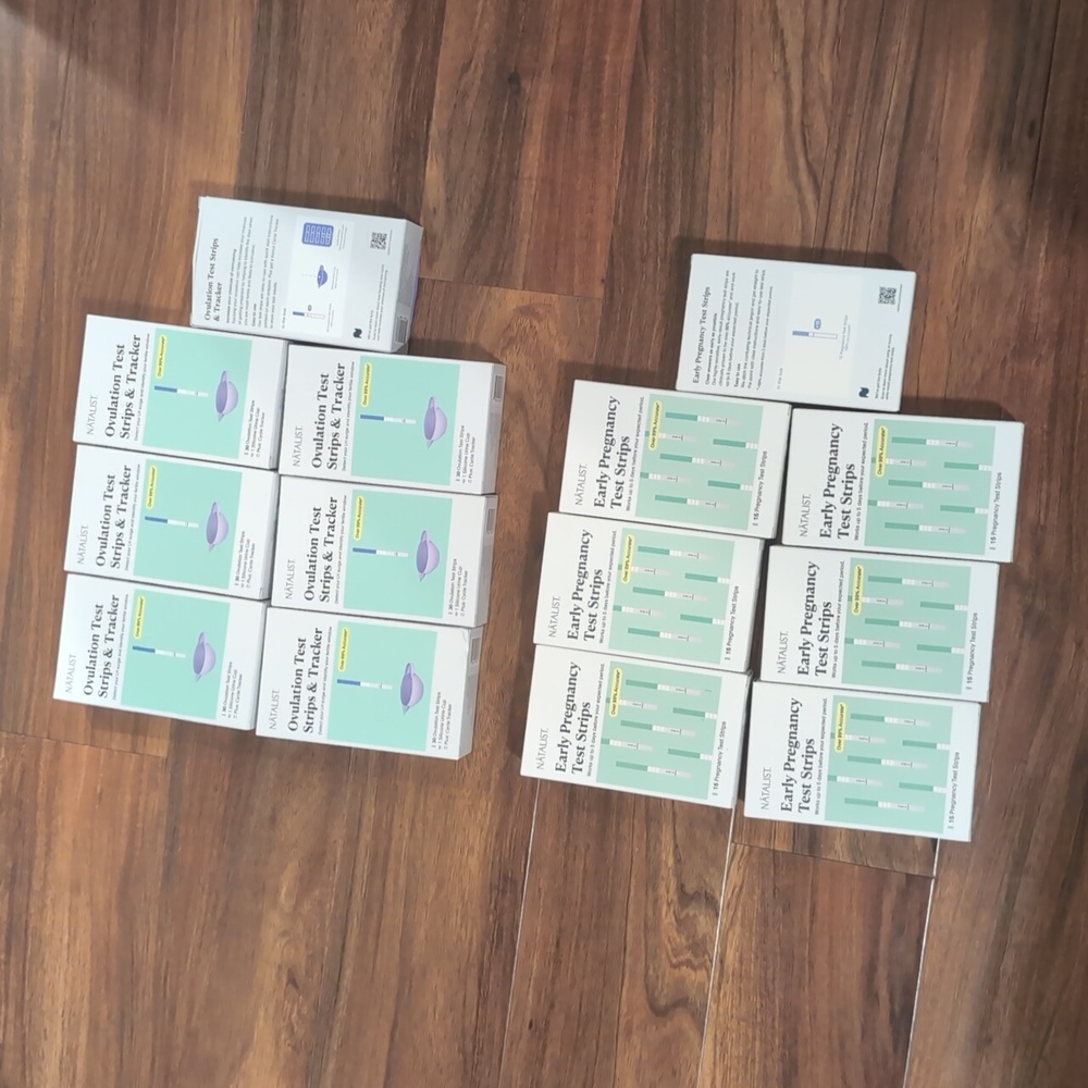 Natalist Ovulation 6 Boxes and Pregnancy Test Strips 7 Boxes